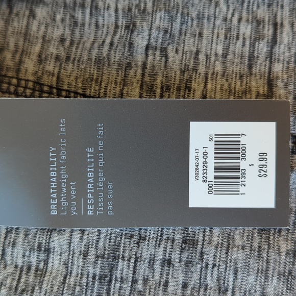 NWT Old Navy Active Breathability Go-Warm Thermal Top S Black Gray - Picture 5 of 15